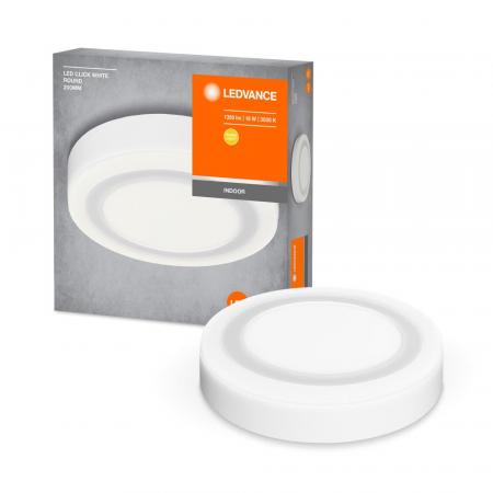 LED-Deckenleuchte mit 2 getrennten Lichtsegmenten rund weiß LEDVANCE